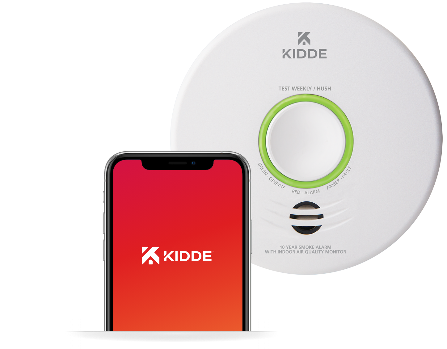 Smoke Alarm with Indoor Air Quality Monitor Kidde